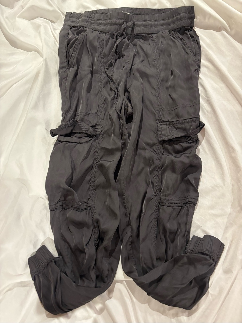 Women’s Black Cargo Jogger Pants